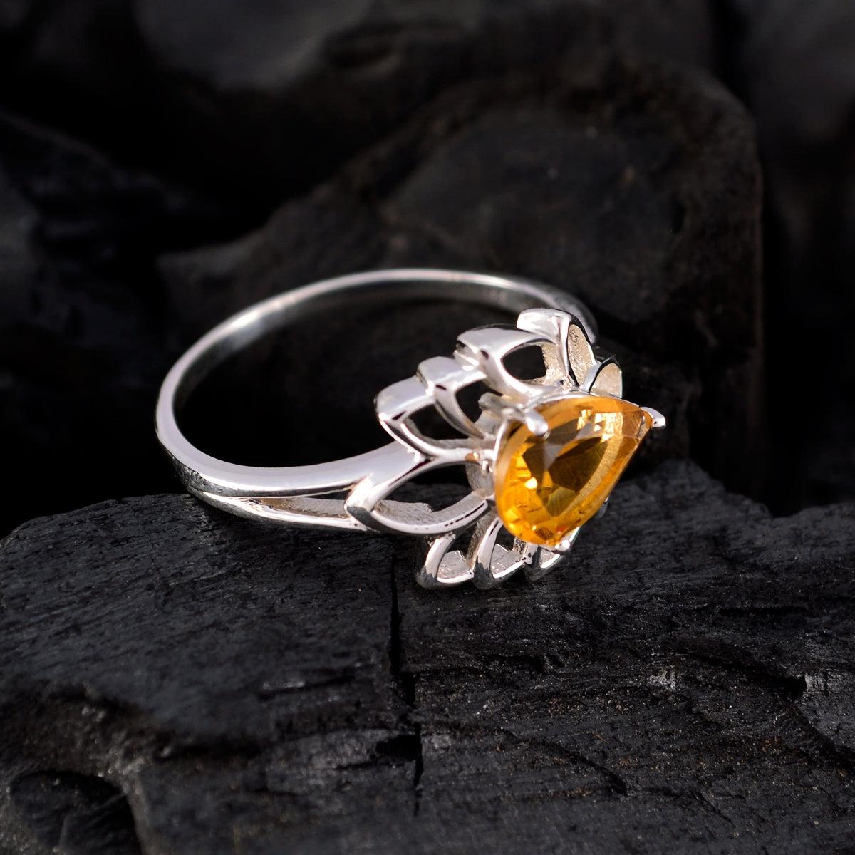 Nora Promise Yellow Solitaire Ring