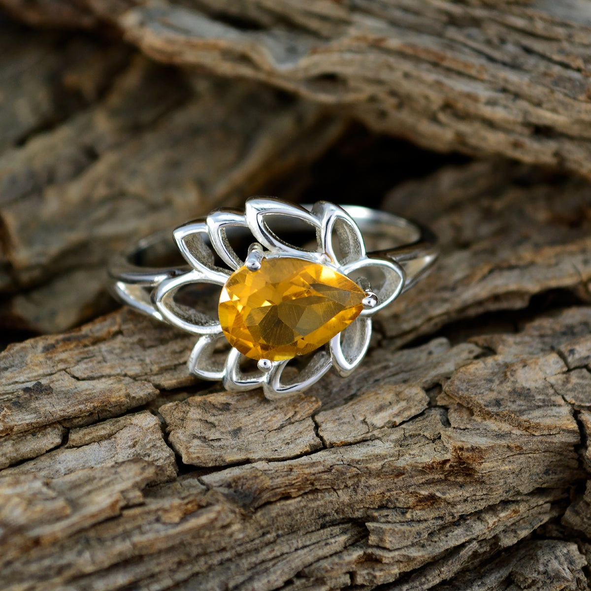 Nora Promise Yellow Solitaire Ring