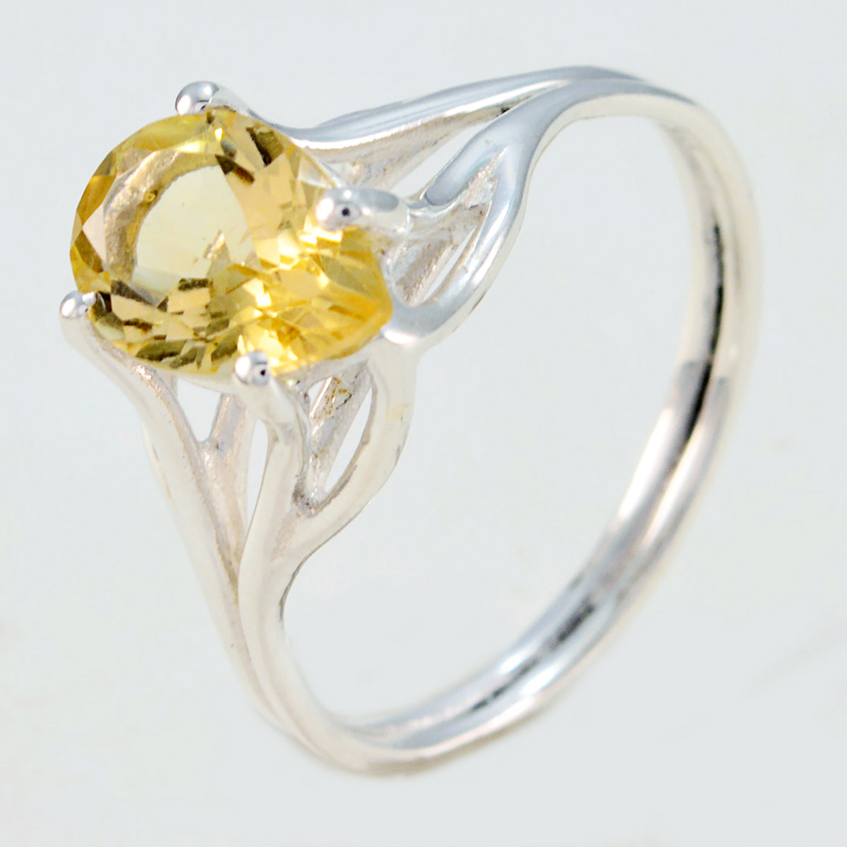 Teresa Love Yellow Solitaire Ring