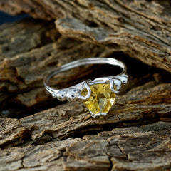 Constanza Rope-Wire Yellow Solitaire Ring