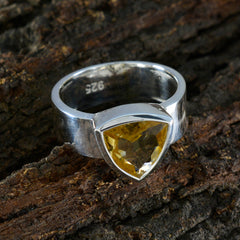 Teresa Signet Yellow Solitaire Band