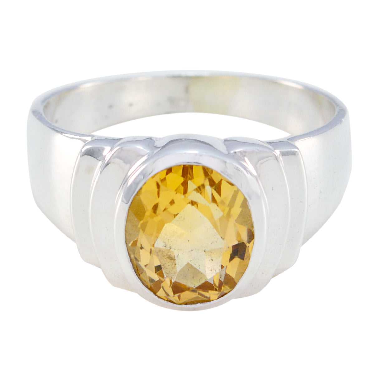 Kristine Engagement Yellow Solitaire Ring