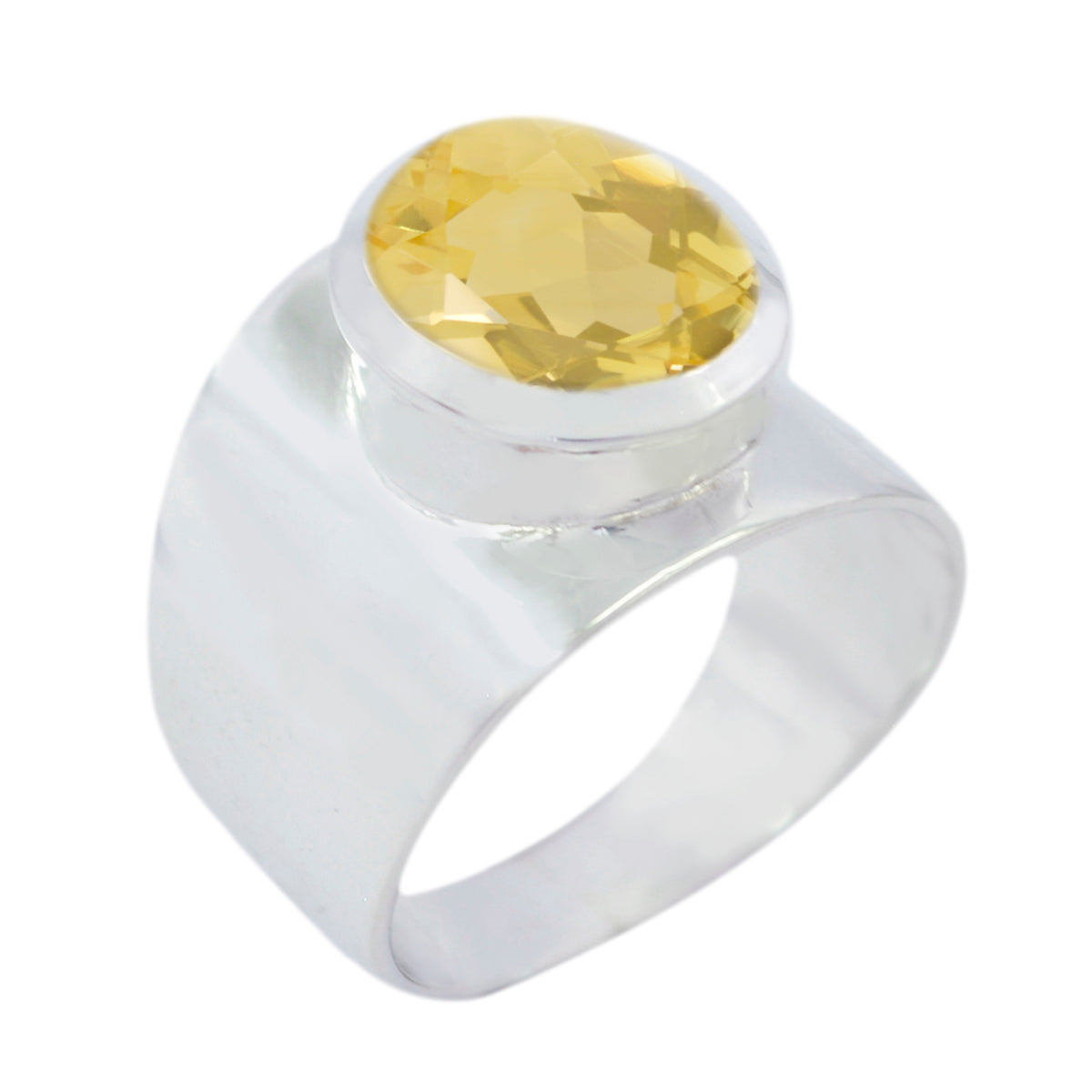 Camila Armor Yellow Solitaire Ring