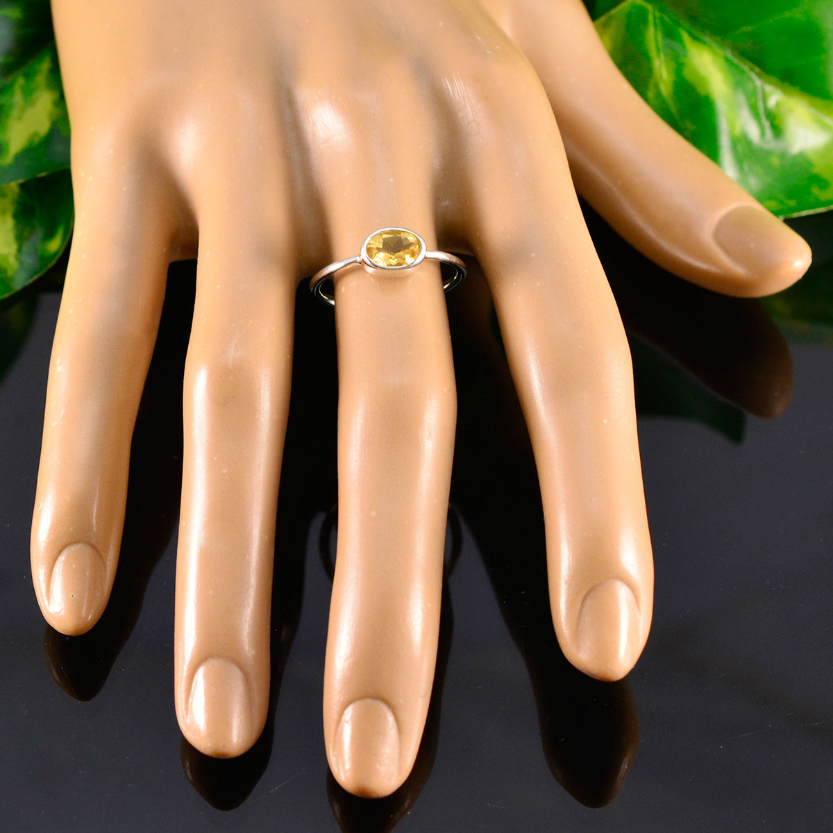 Ling Fairytale Yellow Solitaire Ring