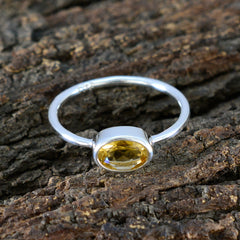 Ling Fairytale Yellow Solitaire Ring