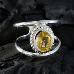 Saanvi Traditional Yellow Solitaire Ring