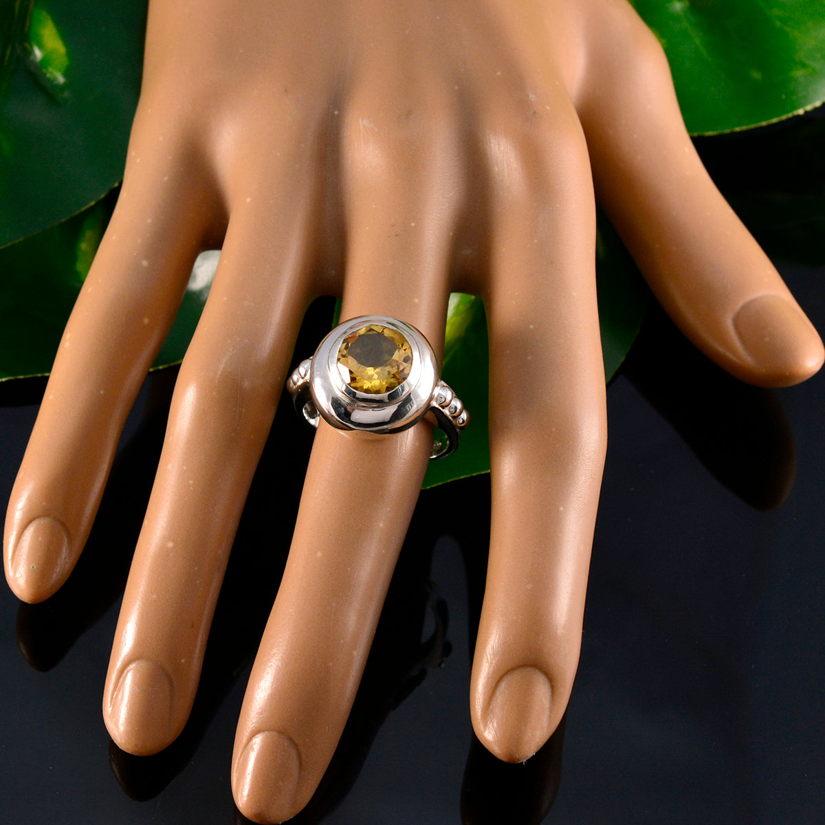 Aaliyah Fairytale Yellow Solitaire Ring