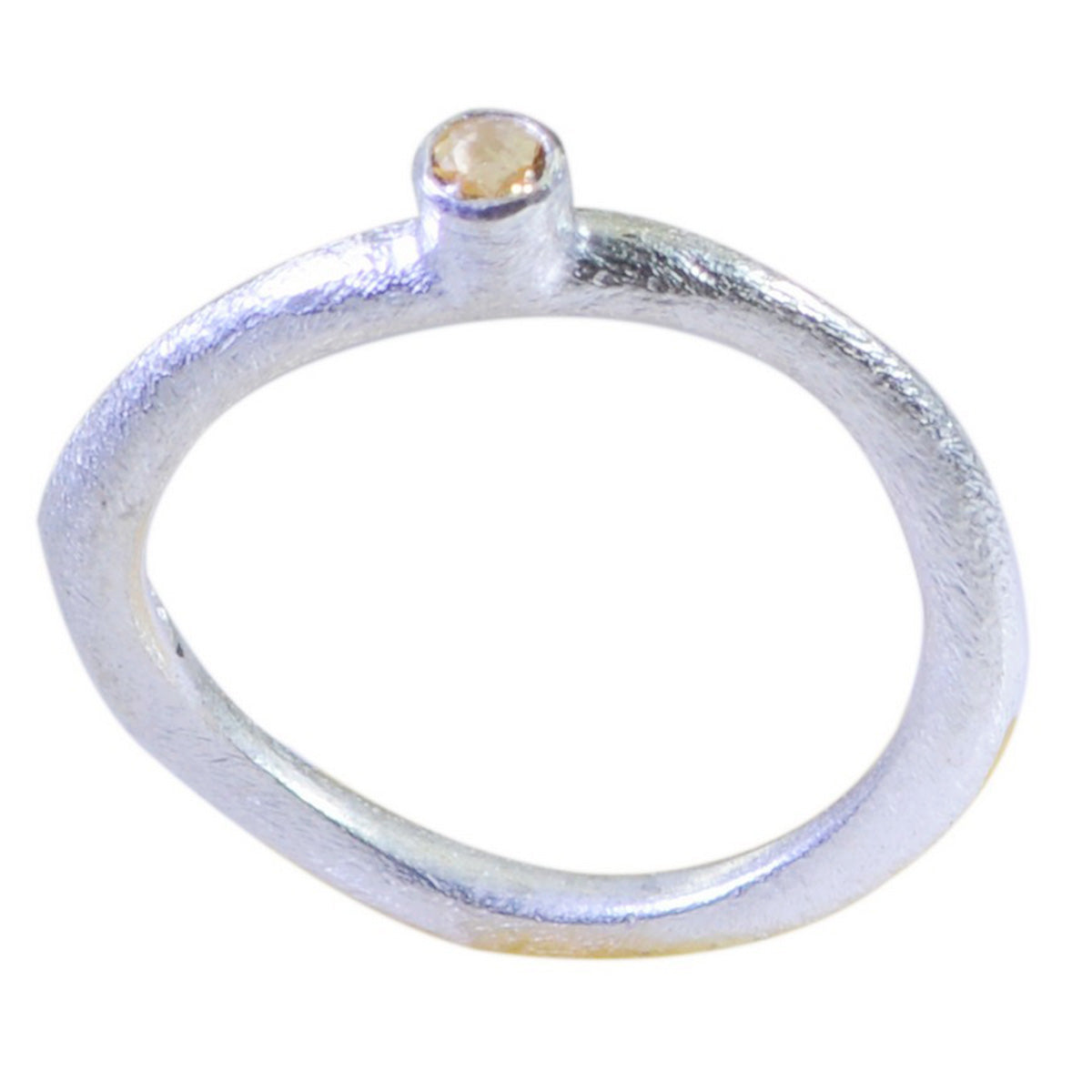Yuki Modern Yellow Solitaire Ring