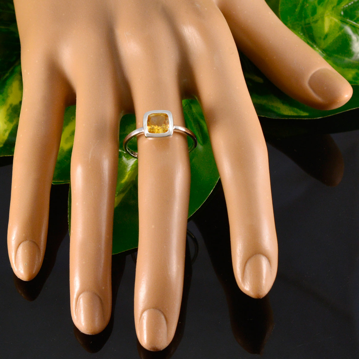 Ying Fairytale Yellow Solitaire Ring