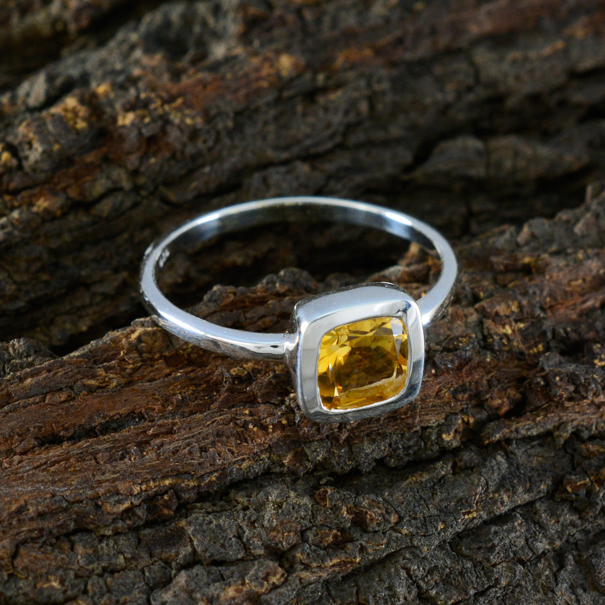 Ying Fairytale Yellow Solitaire Ring