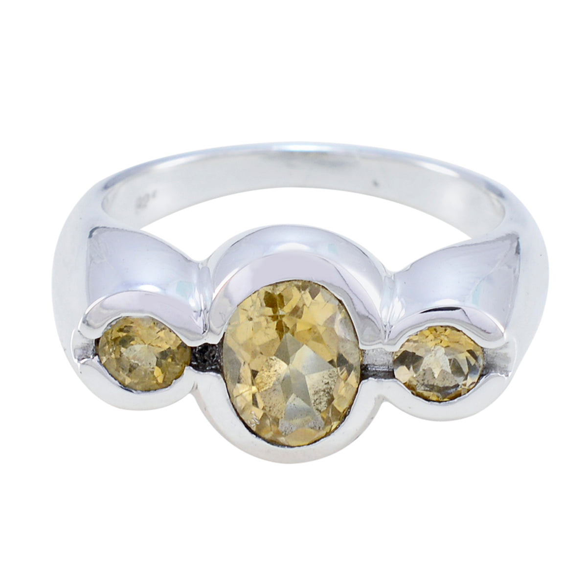 Priya Feminine Yellow Trilogy Ring