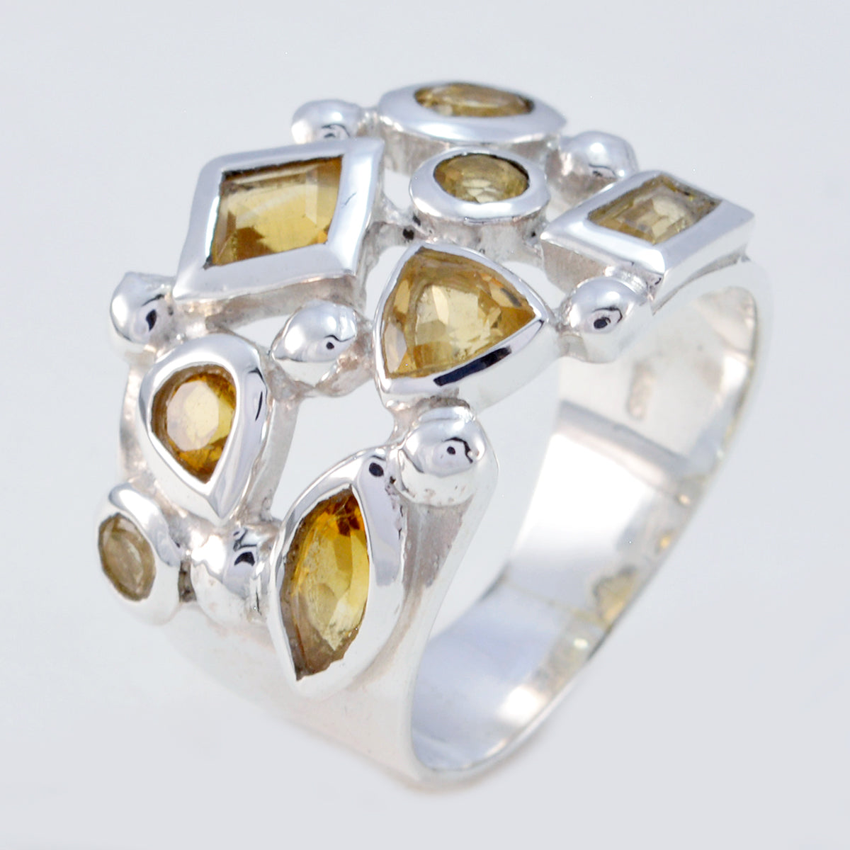 Gabriela Modern Yellow multiple Ring