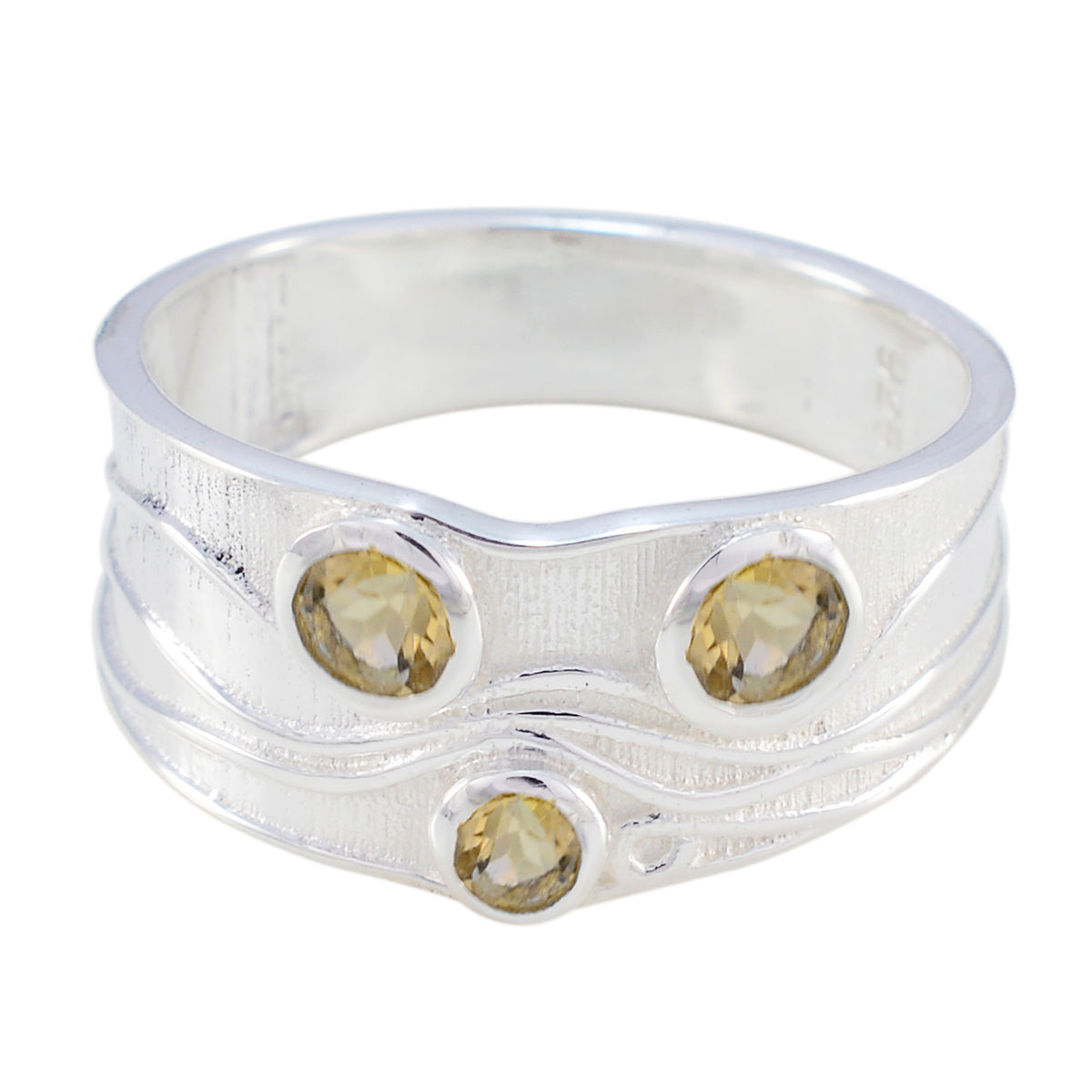 Pauline Boho Yellow Trilogy Ring Citrine Yellow