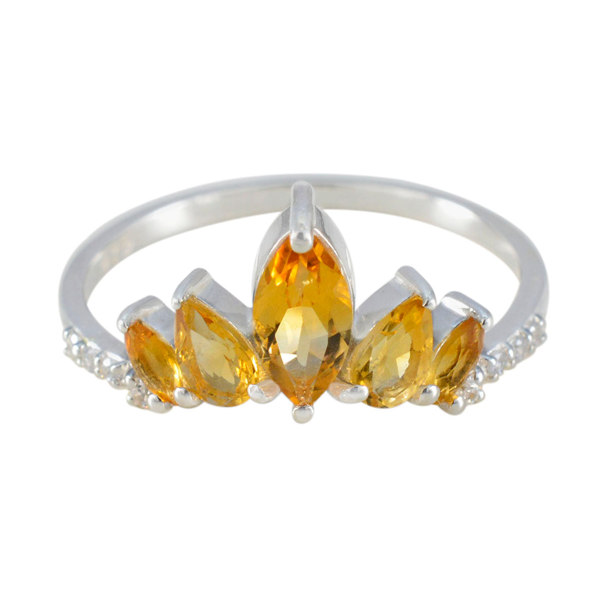 Araya crown Yellow Penta Ring