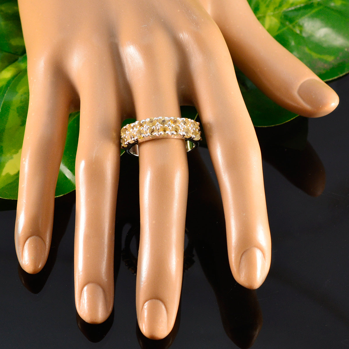 Priya Cultural Yellow multiple Ring