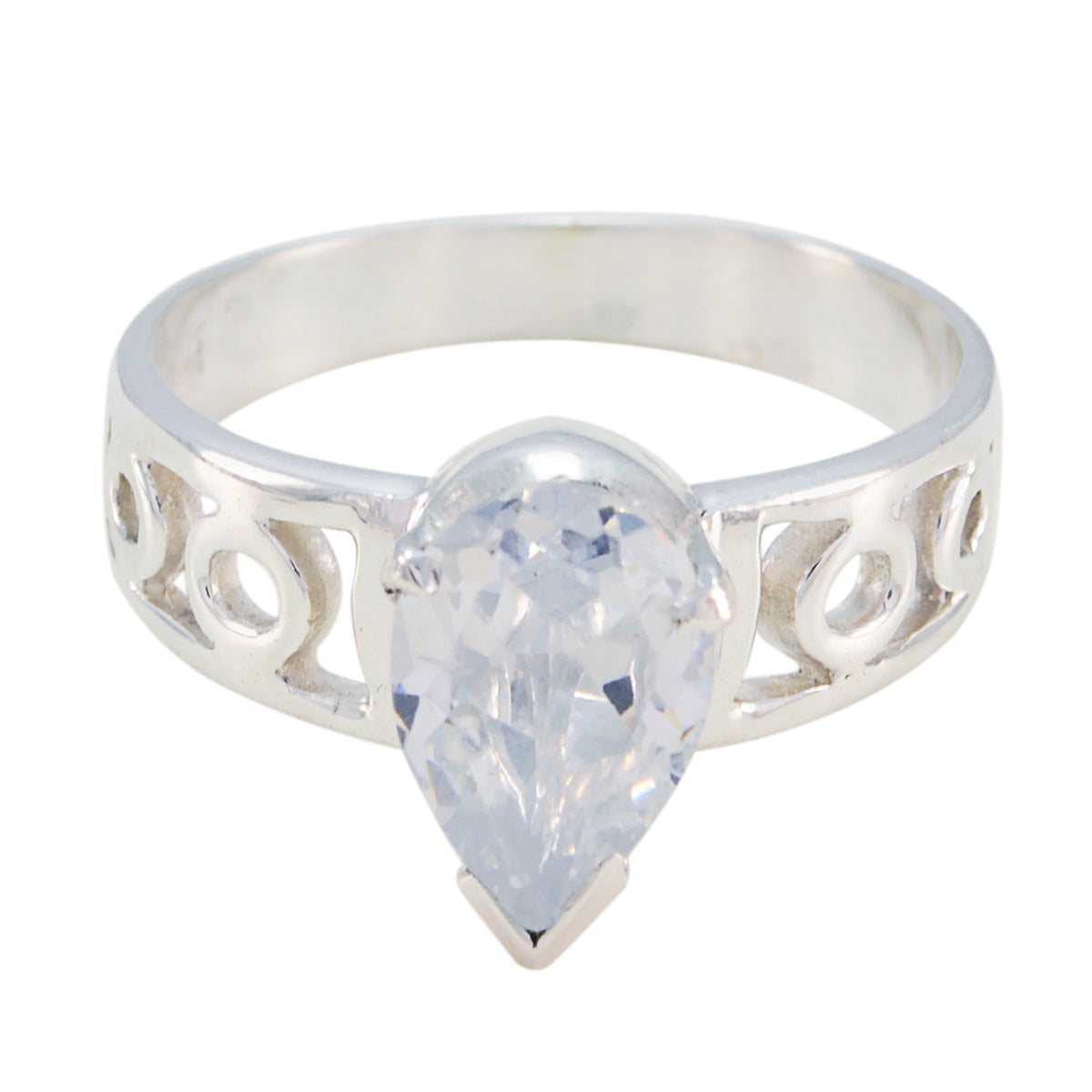 Skylar Promise White Solitaire Ring