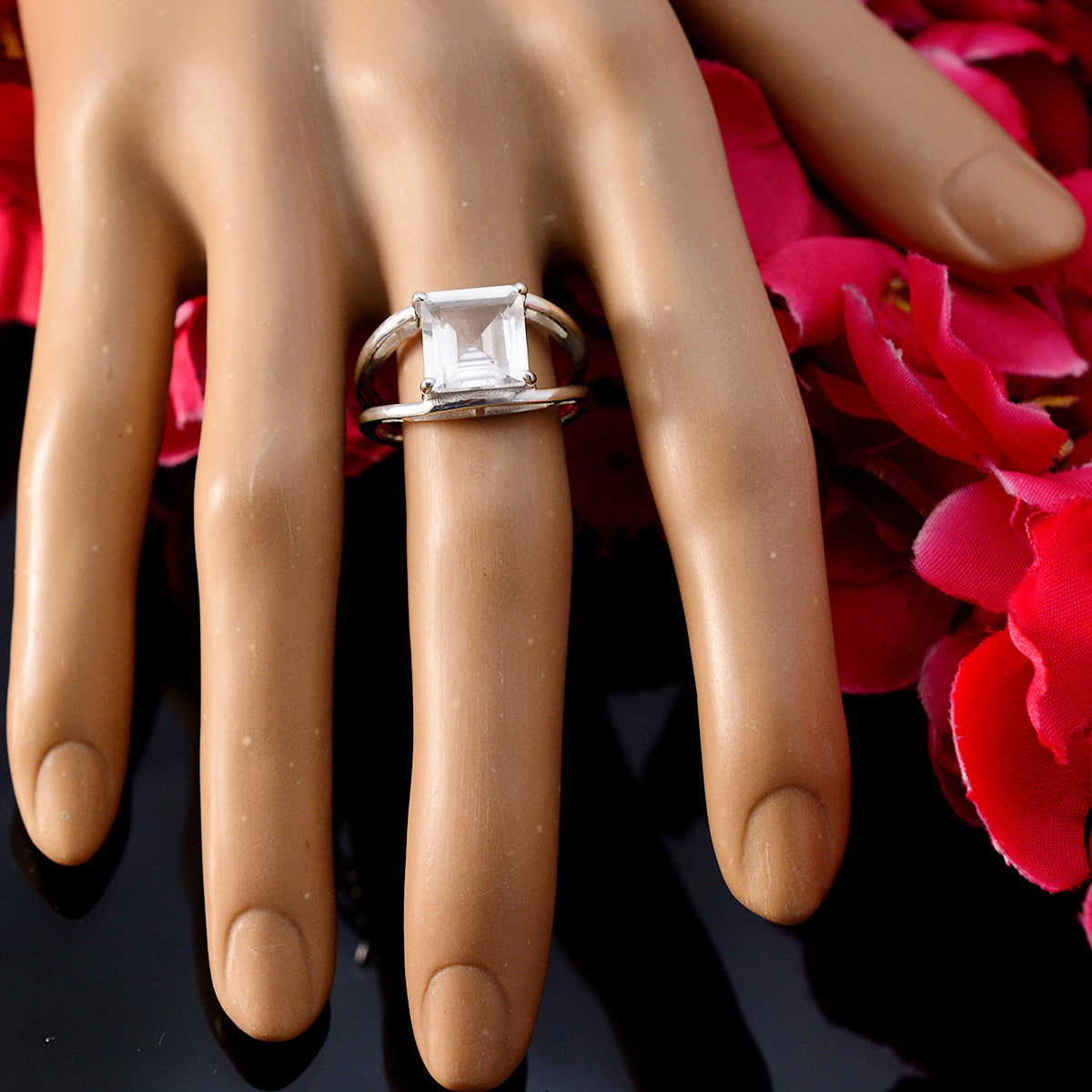 Ivy Cultural White Solitaire Ring