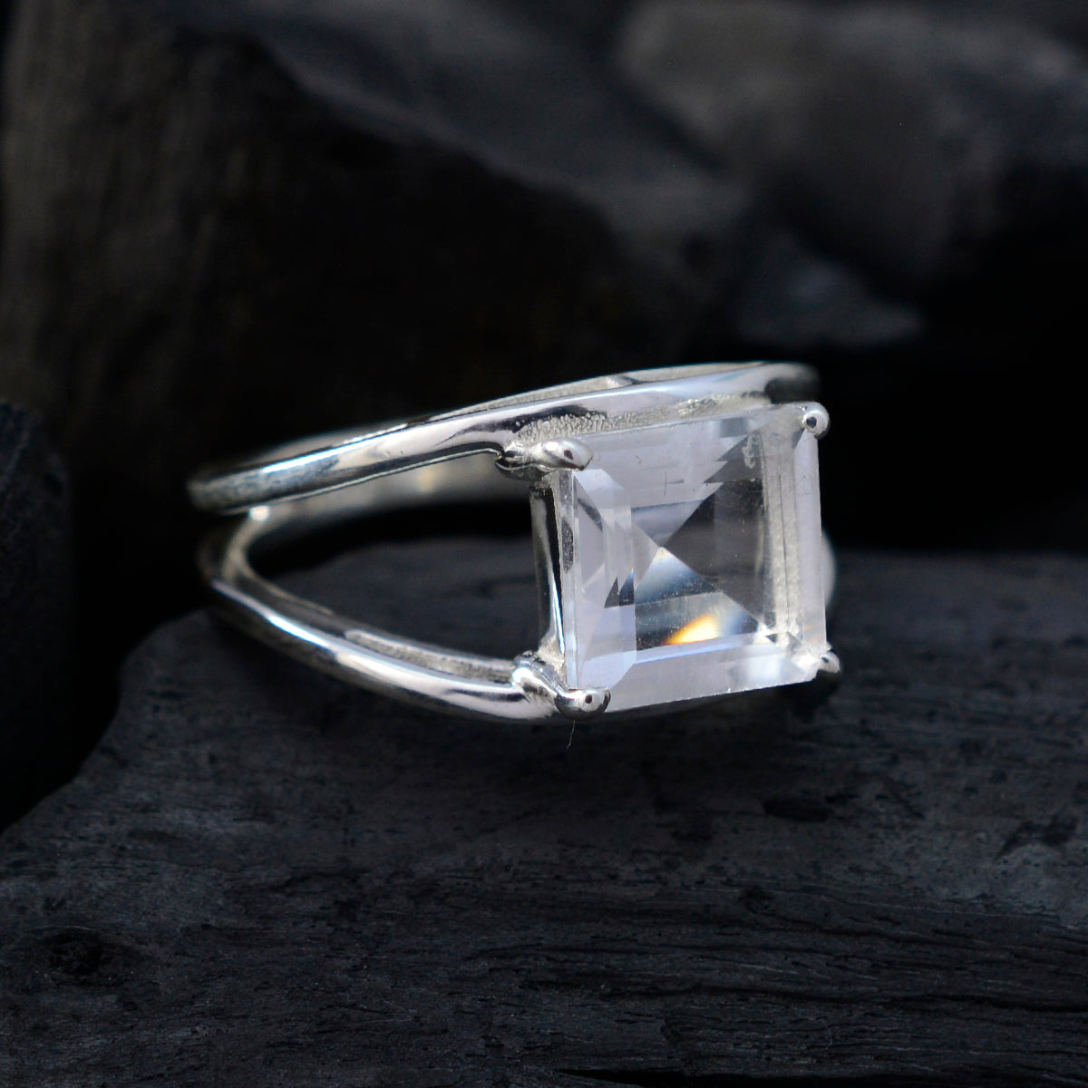 Ivy Cultural White Solitaire Ring
