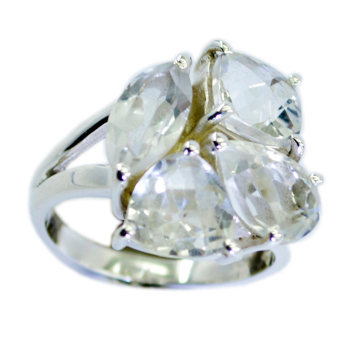 Siti Cocktail White quarter Ring Crystal Quartz White