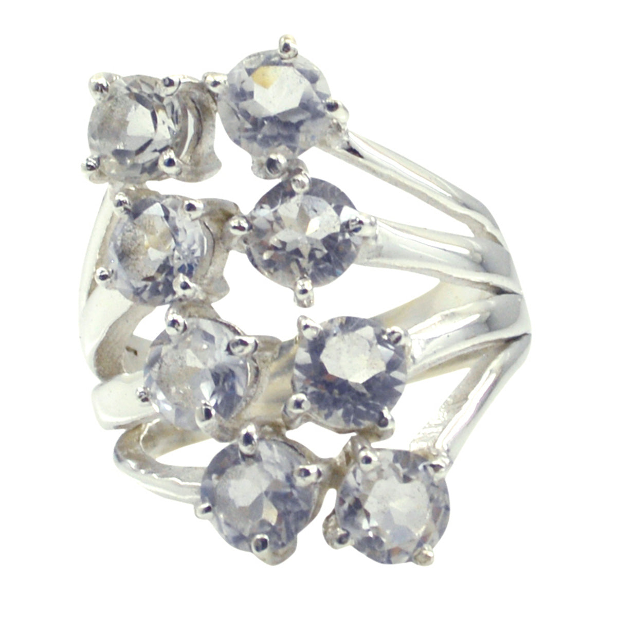 Araya Trendy White octa Ring