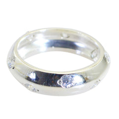 Emma Eternity White multiple Band Crystal Quartz White