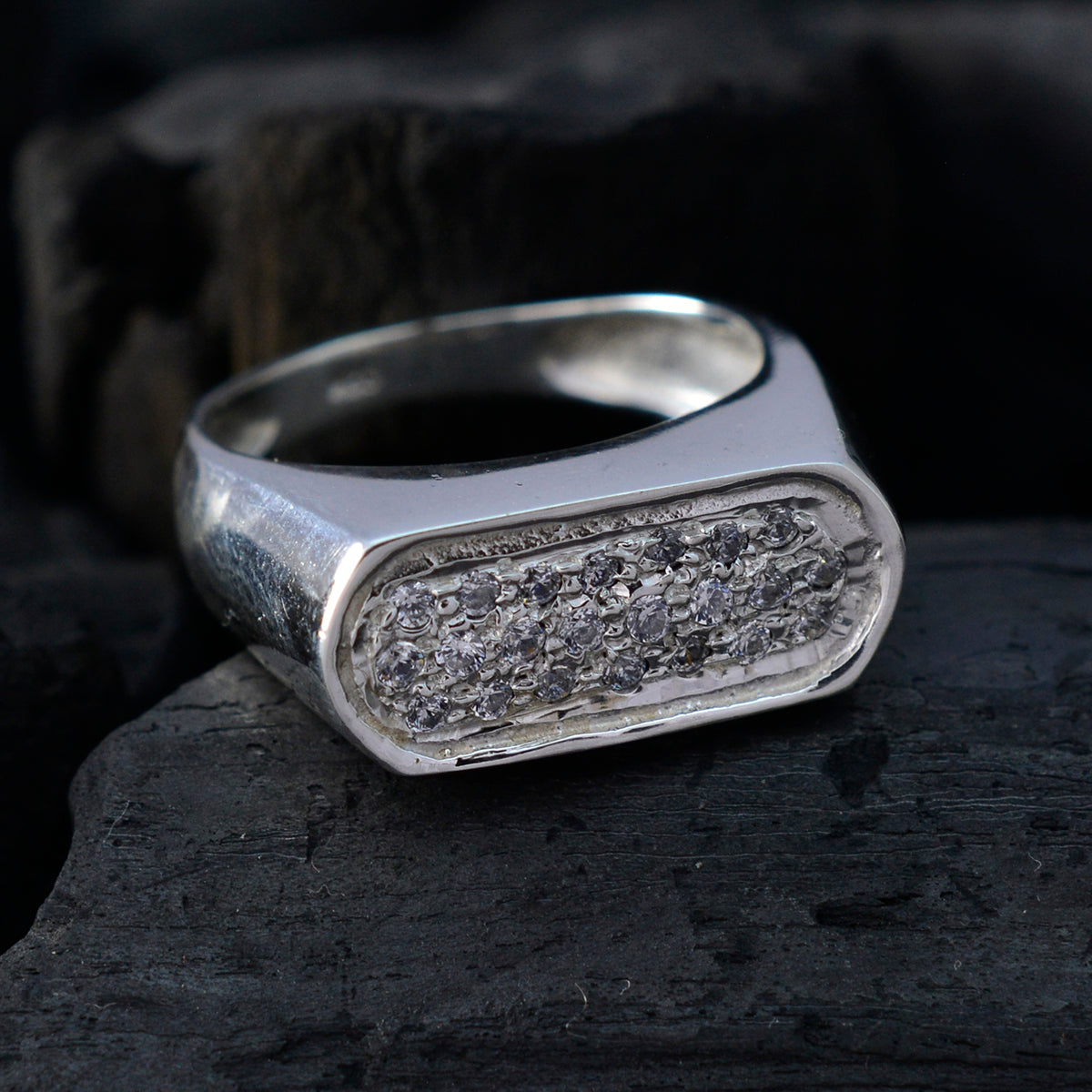 Nora Artisan White Halo Ring