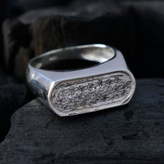 Nora Artisan White Halo Ring