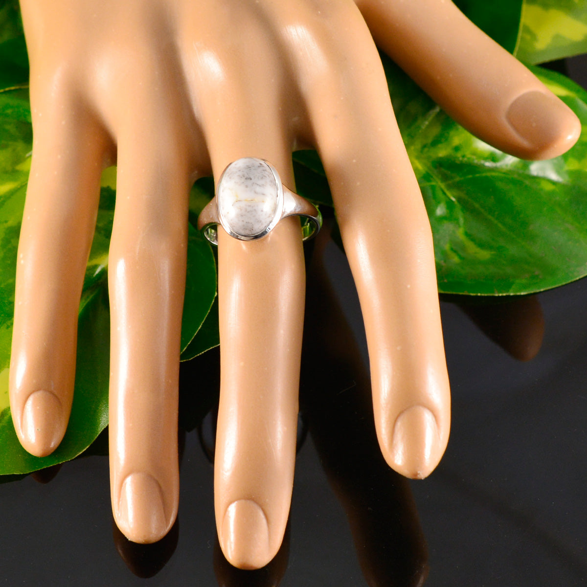 Laura Artisan White Solitaire Ring