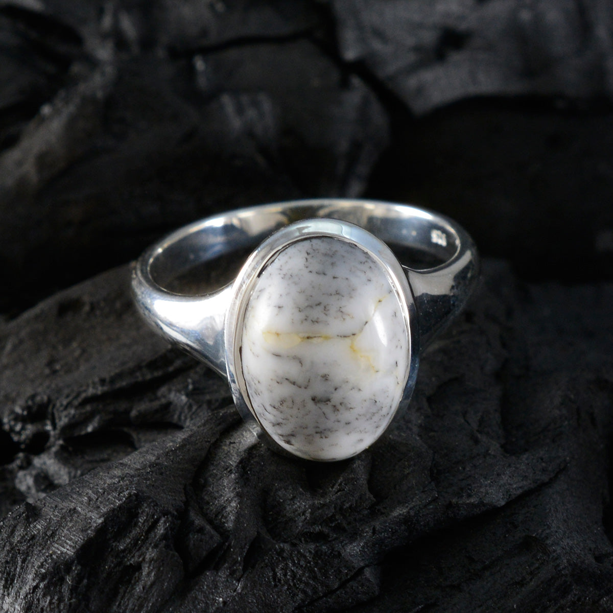 Laura Artisan White Solitaire Ring