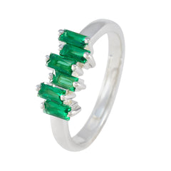 Ayesha Trendy Green Hexa Ring