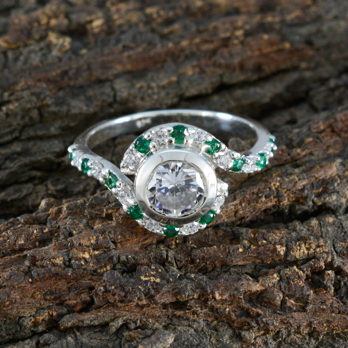 Ying Sophisticated Green multiple Ring