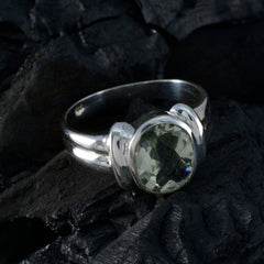 Josephine Ethnic Light Green Solitaire Ring