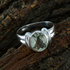 Josephine Ethnic Light Green Solitaire Ring