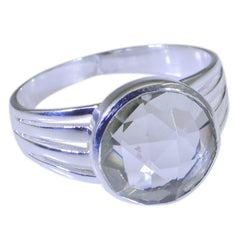Aria Feminine Light Green Solitaire Ring