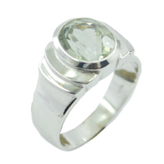 Ayesha Promise Light Green Solitaire Ring Green Amethyst Green