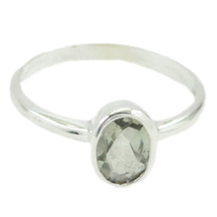 Dewi Feminine Light Green Solitaire Ring