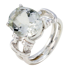 Andrea Rope-Wire Light Green Solitaire Ring