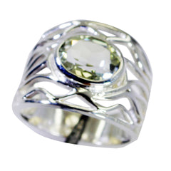 Grace Rope-Wire Light Green Solitaire Ring