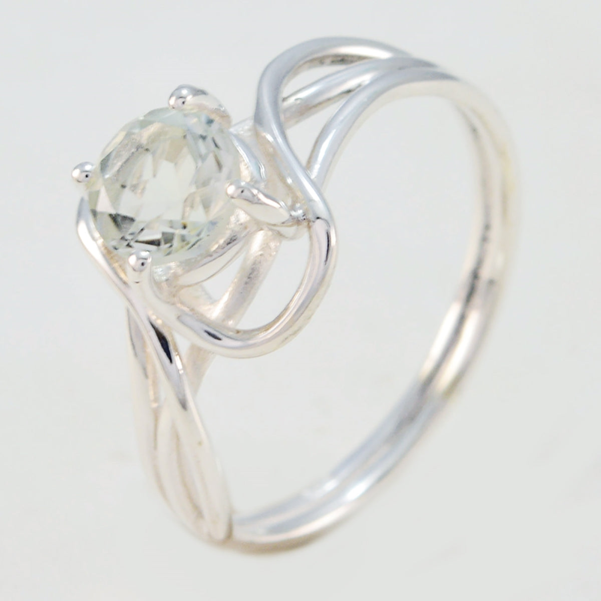 Ha-eun Fairytale Light Green Solitaire Ring
