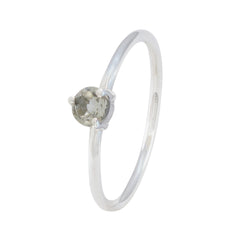 Yuki Graceful Light Green Solitaire Ring
