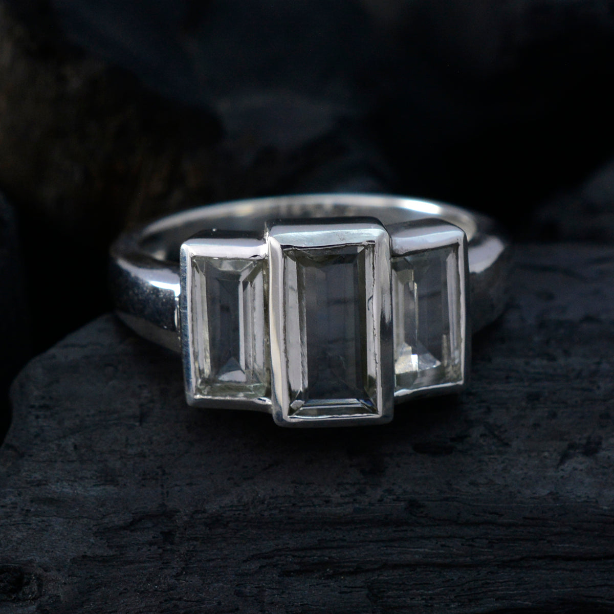 Natcha Fairytale Light Green Trilogy Ring