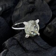 Nella Artisan Light Green Halo Ring