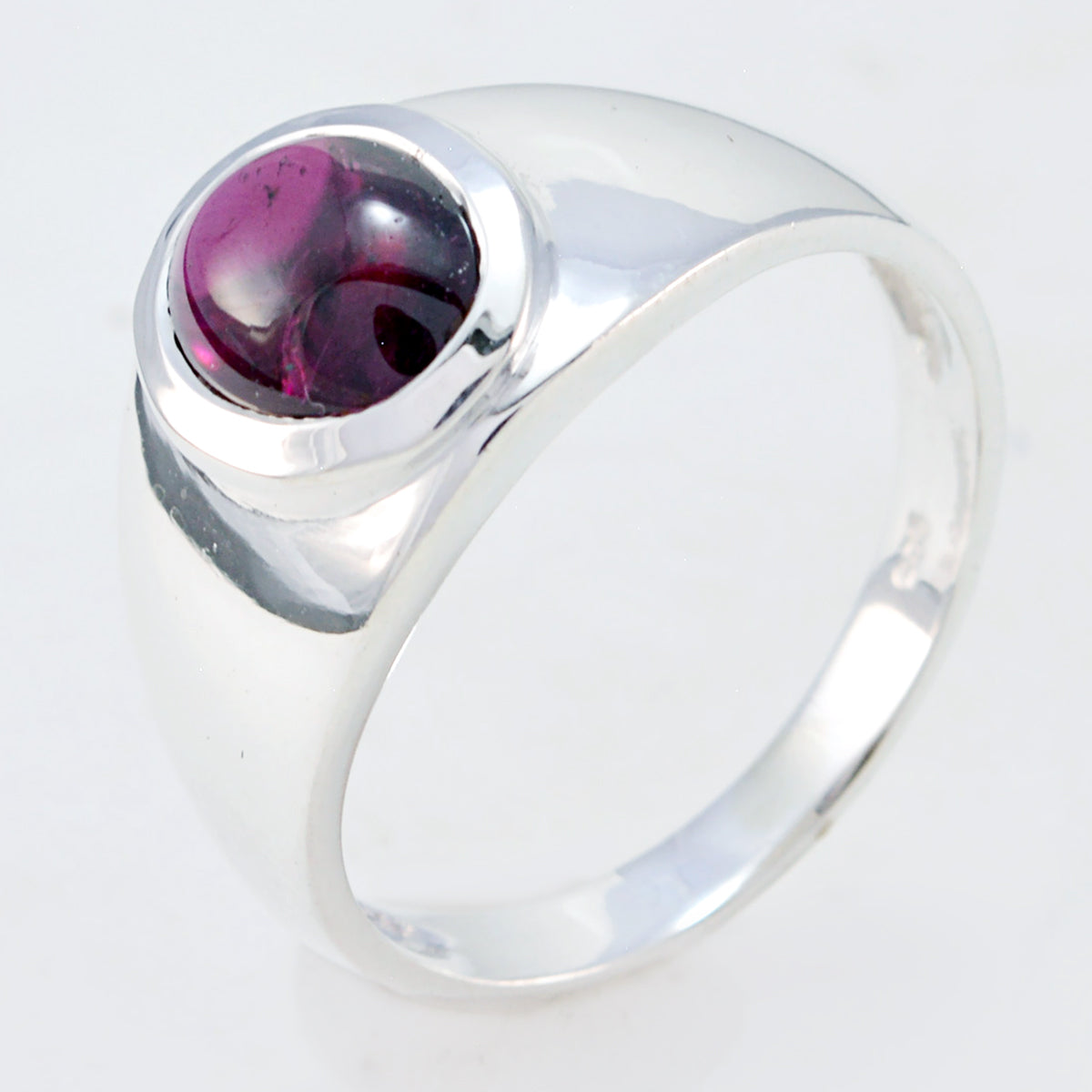 Audrey Contemporary Red Solitaire Ring