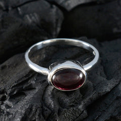 Nisa Abstract Red Solitaire Ring
