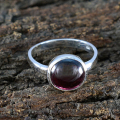 Aisha Contemporary Red Solitaire Ring