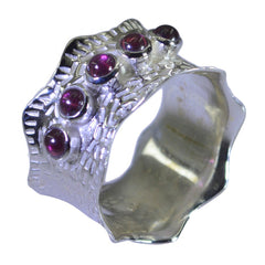 Dewi Vintage Red Penta Band Garnet Red
