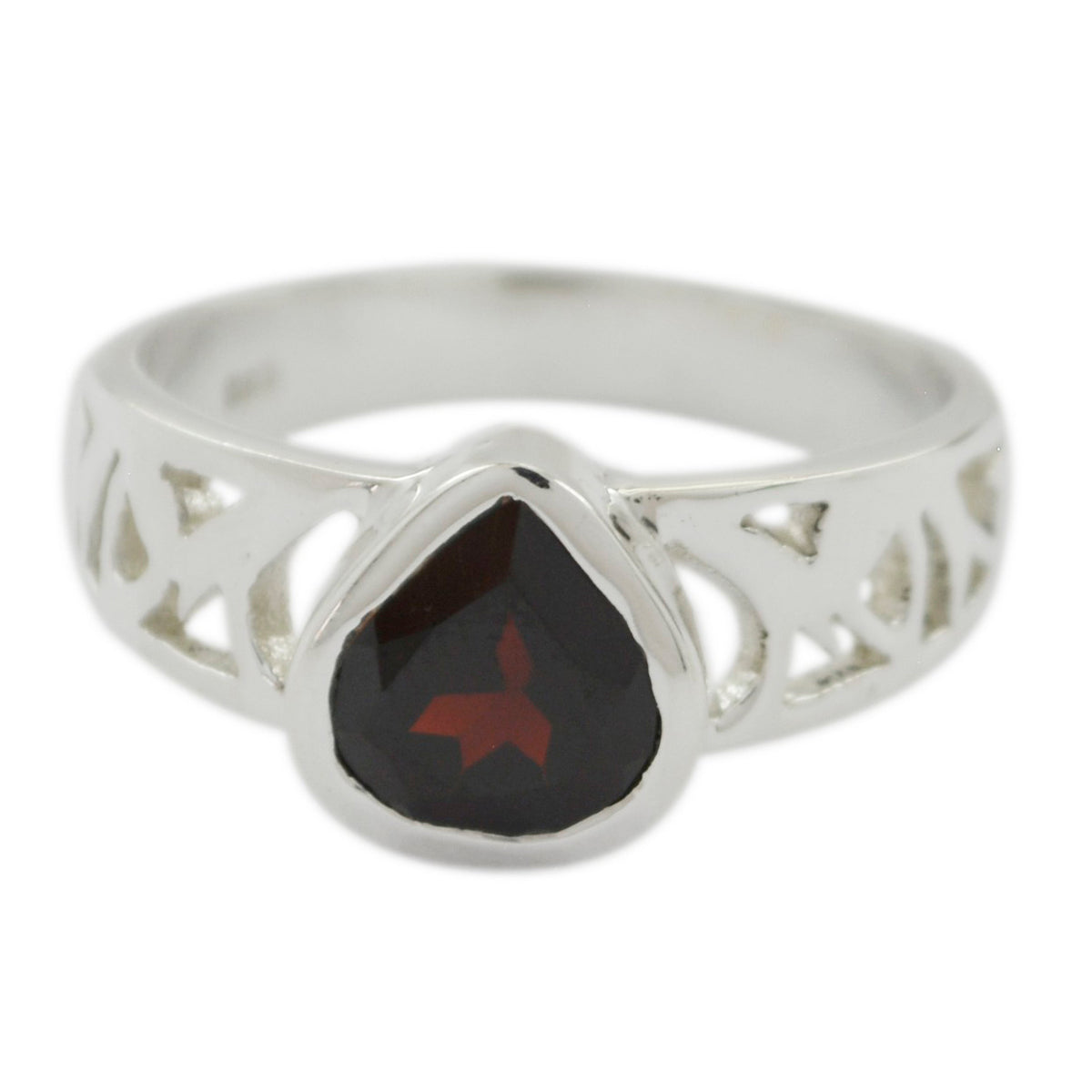 Renata Sophisticated Red Solitaire Ring