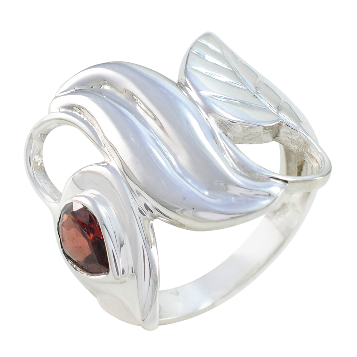 Meera propsel Red Solitaire Ring