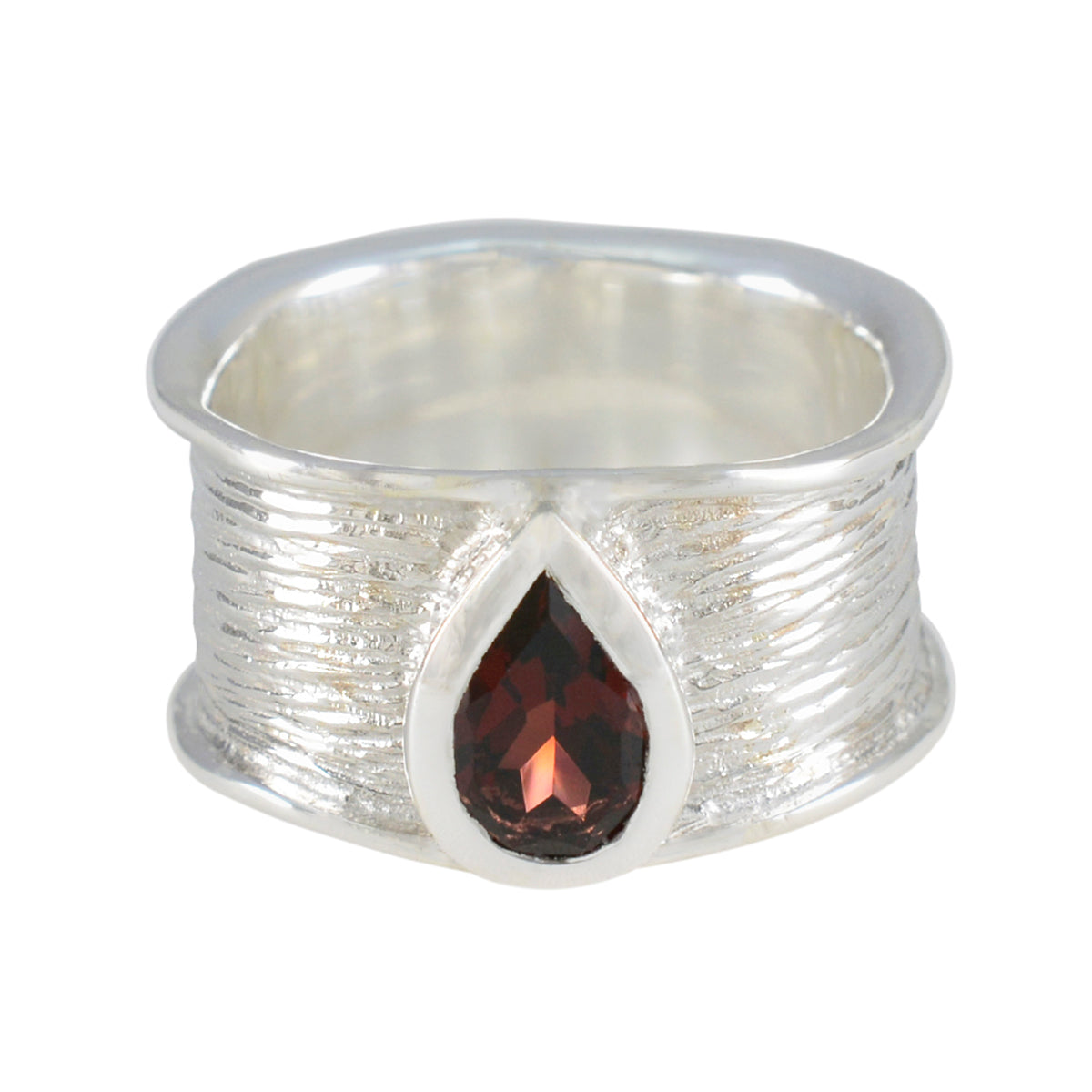 Natalia Victorian Red Solitaire Band