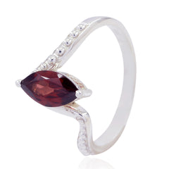 Emi Contemporary Red Solitaire Ring
